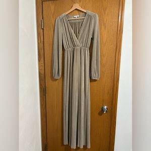 Baltic Born Athena Pleated Maxi Dress